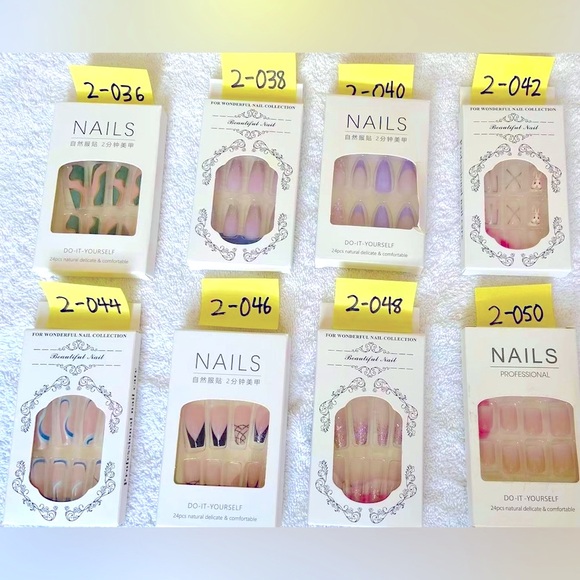 $5 Each Assorted Bundle Variety New Press on Nails 24pcs - Picture 3 of 7